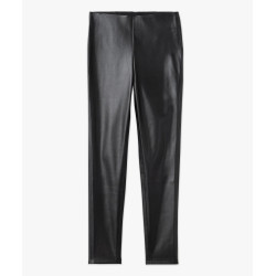 PANTALON NOIR Pu (polyurethan