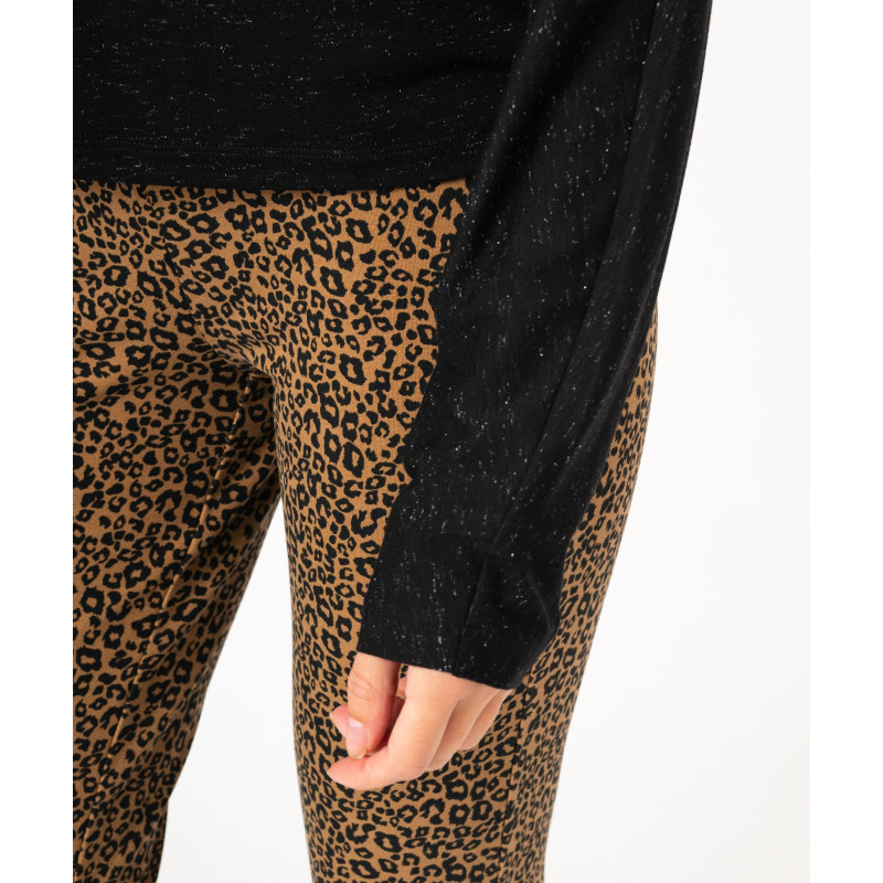 PANTALON PEAU DE BETE Viscose