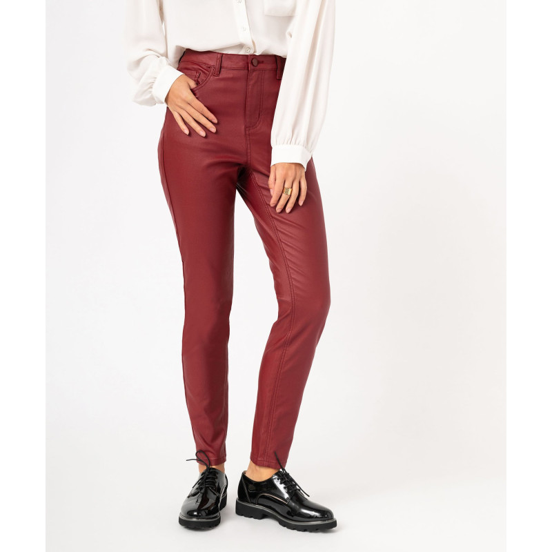 PANTALON BORDEAUX Viscose