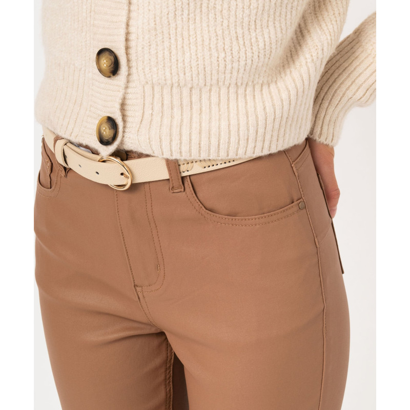 PANTALON MARRON Viscose