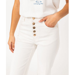 PANTALON BLANC Coton