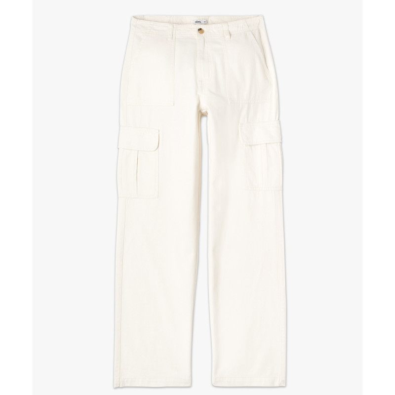 PANTALON ECRU Coton