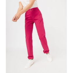 PANTALON FUSHIA Coton