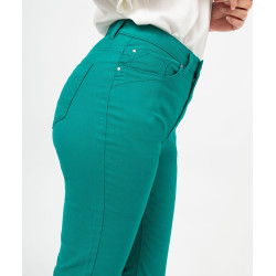 PANTALON VERT PRINTEMPS Coton