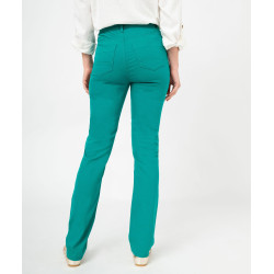 PANTALON VERT PRINTEMPS Coton