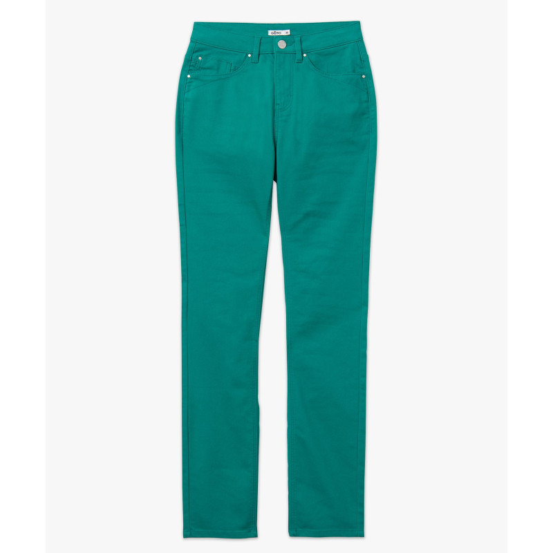 PANTALON VERT PRINTEMPS Coton