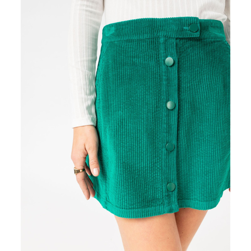 JUPE VERT Coton