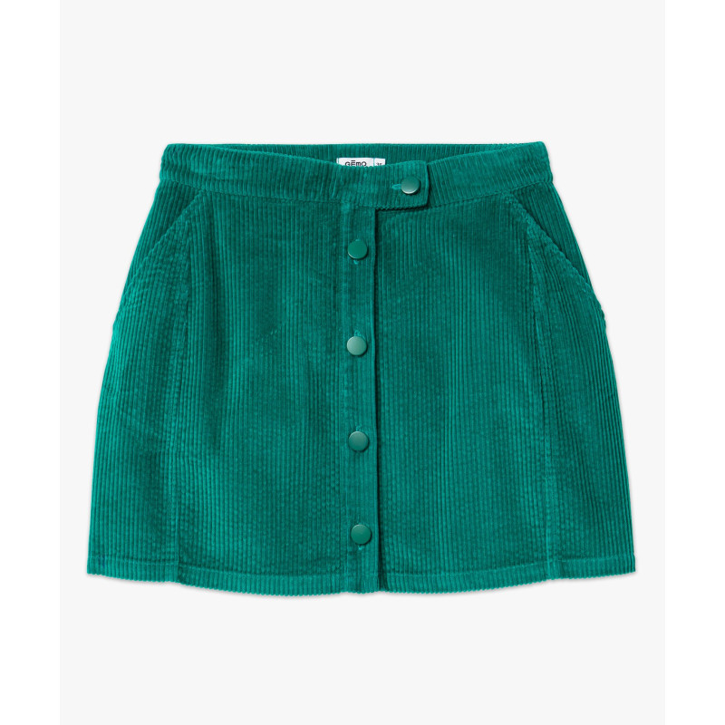 JUPE VERT Coton