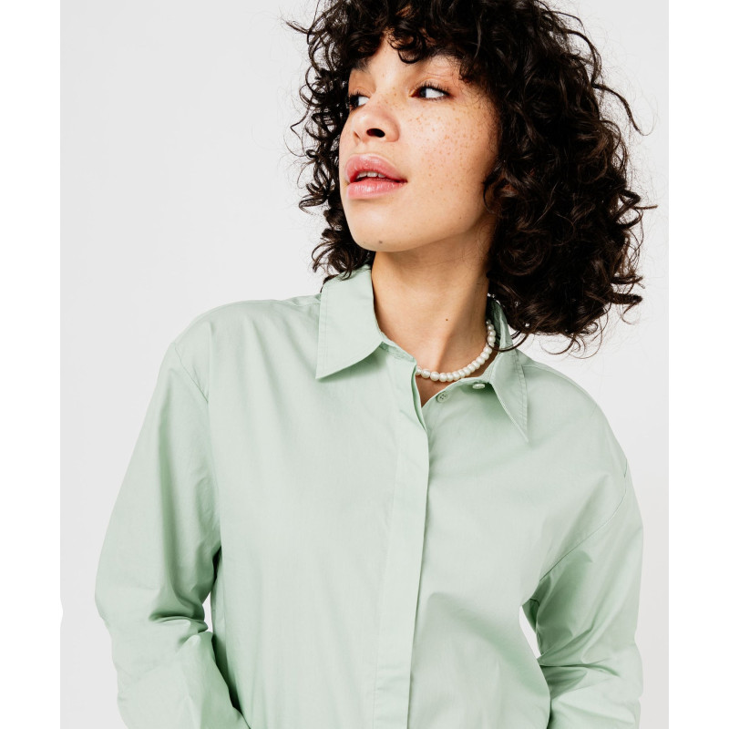 CHEMISE VERT Coton