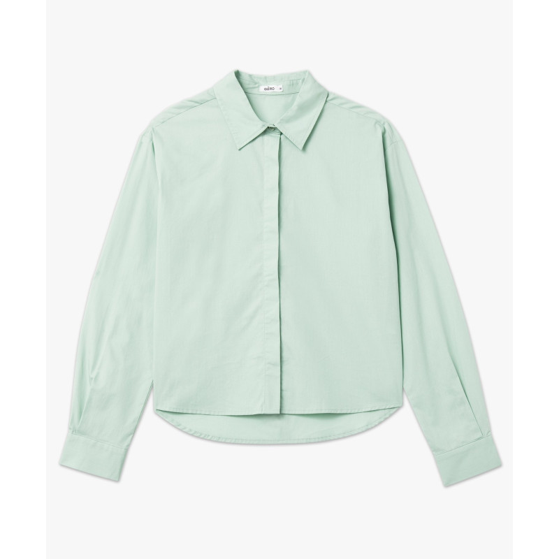 CHEMISE VERT Coton