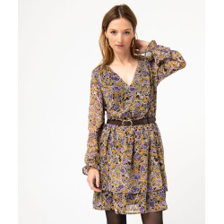 ROBE AOP FLORAL Polyester recyc