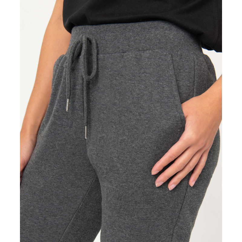 PANTALON GREY MELANGE Coton