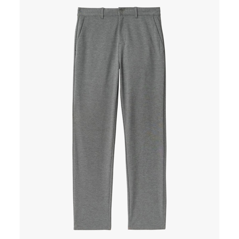 PANTALON GRIS CHINE MOYE Polyester