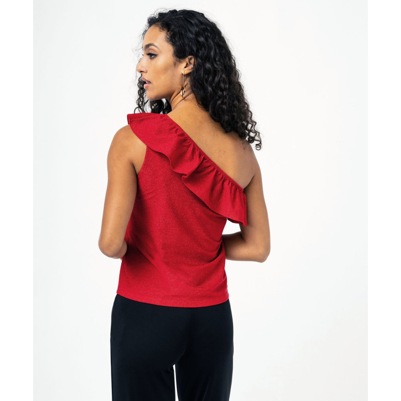 TEE-SHIRT ROUGE Polyester