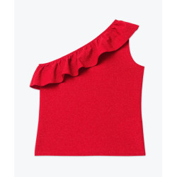 TEE-SHIRT ROUGE Polyester