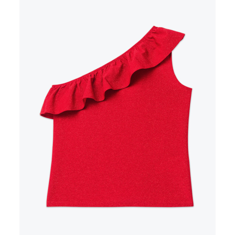 TEE-SHIRT ROUGE Polyester