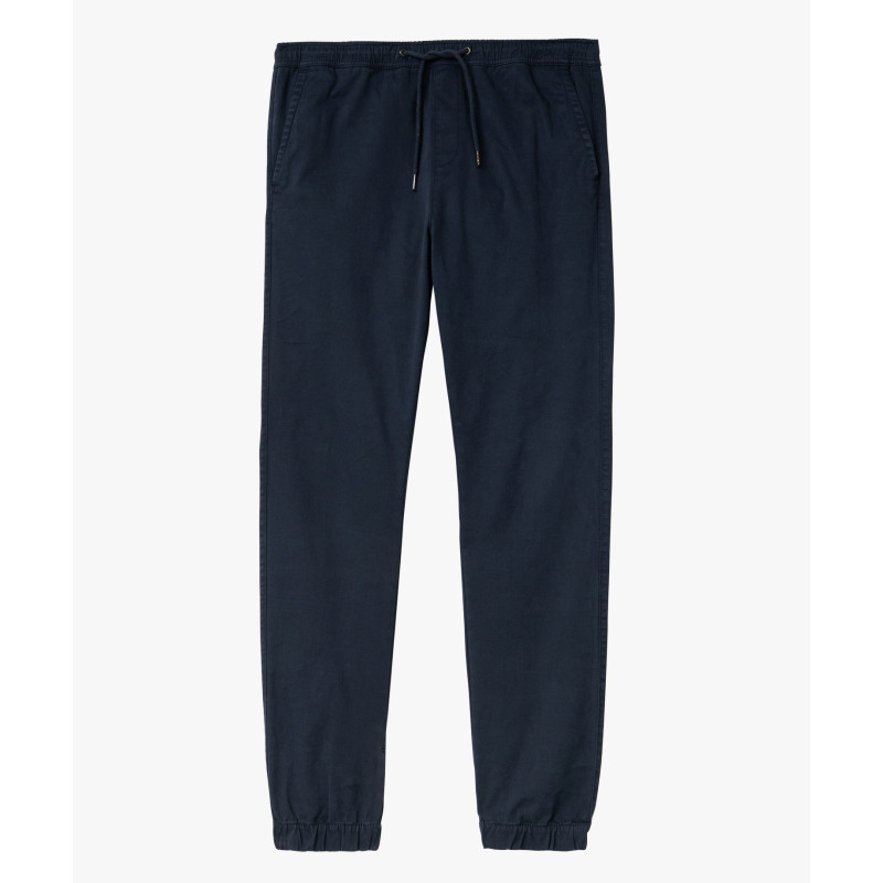 PANTALON BLEU MARINE Coton