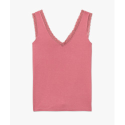 TEE-SHIRT ROSE FUSHIA Viscose TEE-SHIRT ROSE FUSHIA Viscose