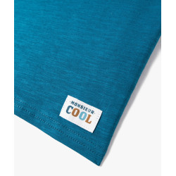 TEE-SHIRT BLEU FONCE Coton