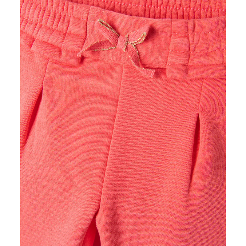 PANTALON ROSE FONCE Coton