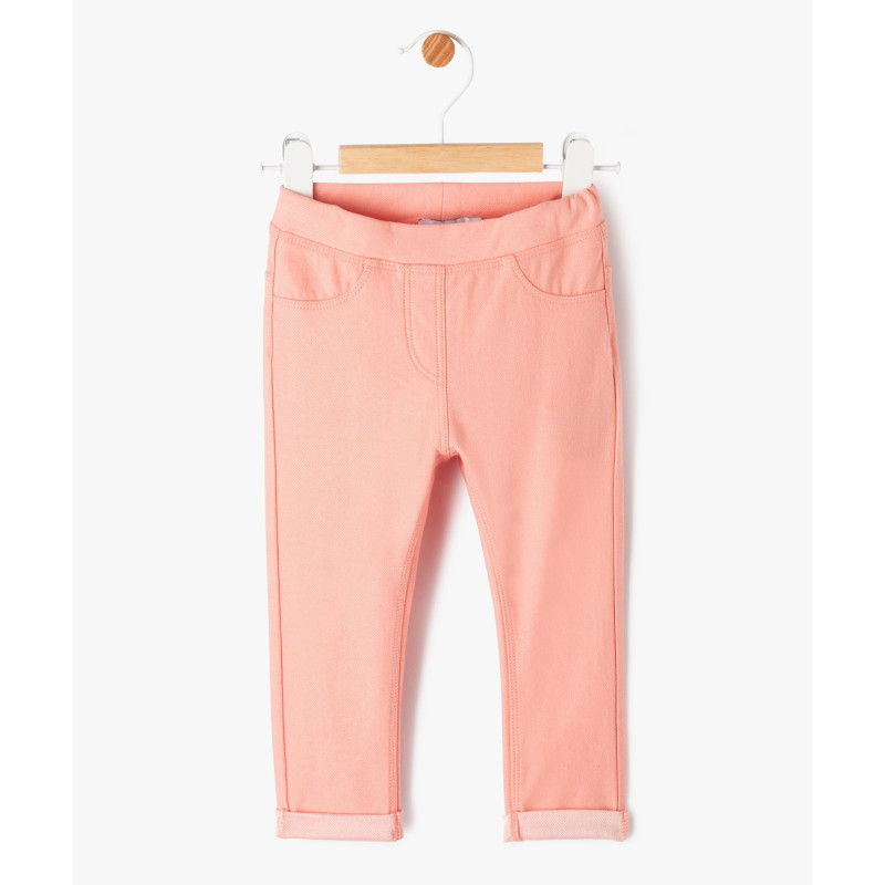 PANTALON ROSE NACRE Coton PANTALON ROSE NACRE Coton