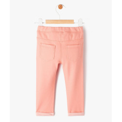 PANTALON ROSE NACRE Coton PANTALON ROSE NACRE Coton