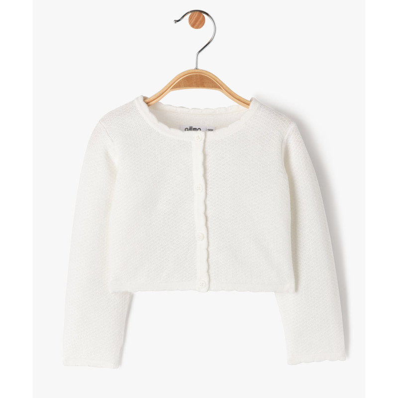 GILET ECRU Coton