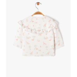 SWEAT AOP SNOW WHITE Coton