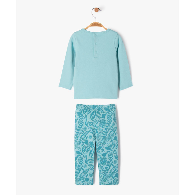 DORS BIEN BLEU TURQUOISE Coton