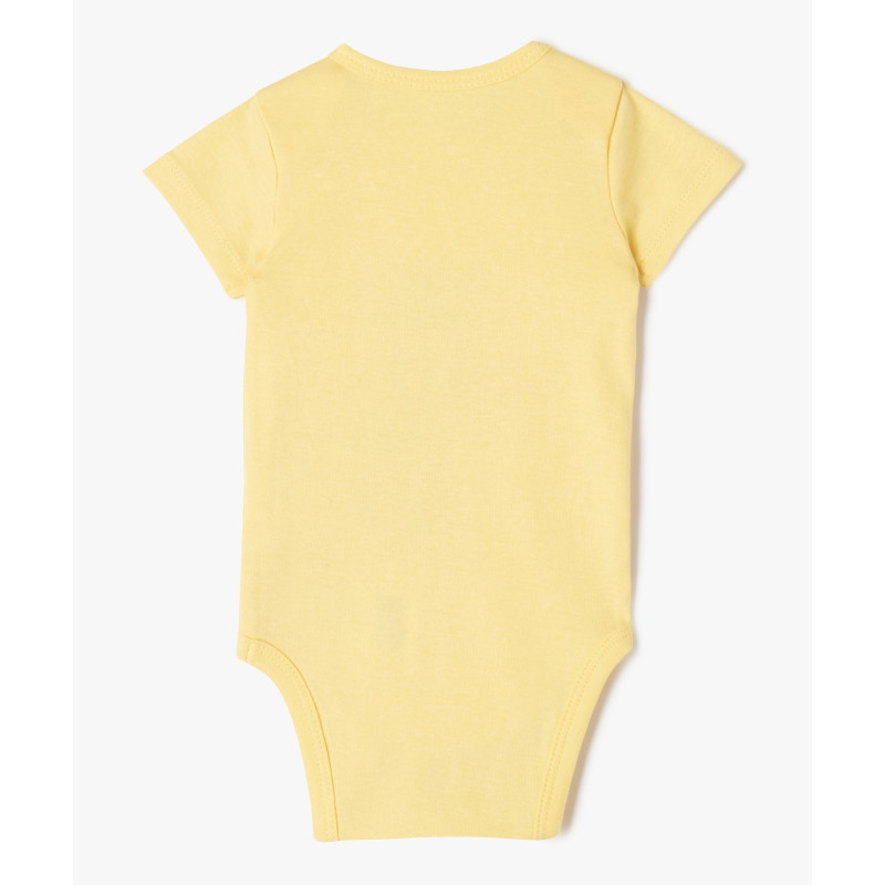 BODY JAUNE Coton biologiq