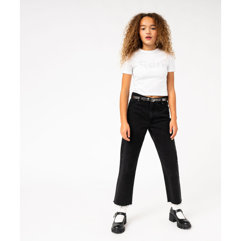 PANTALON NOIR Coton