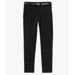 PANTALON NOIR Viscose Polyester