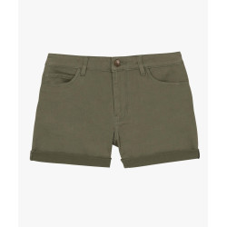 SHORT OLIVE Coton