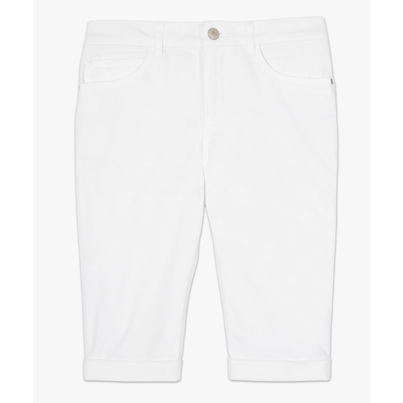 SHORT BRIGHT WHITE 11 Coton