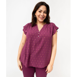 BLOUSE VIOLET Viscose