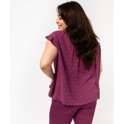 BLOUSE VIOLET Viscose