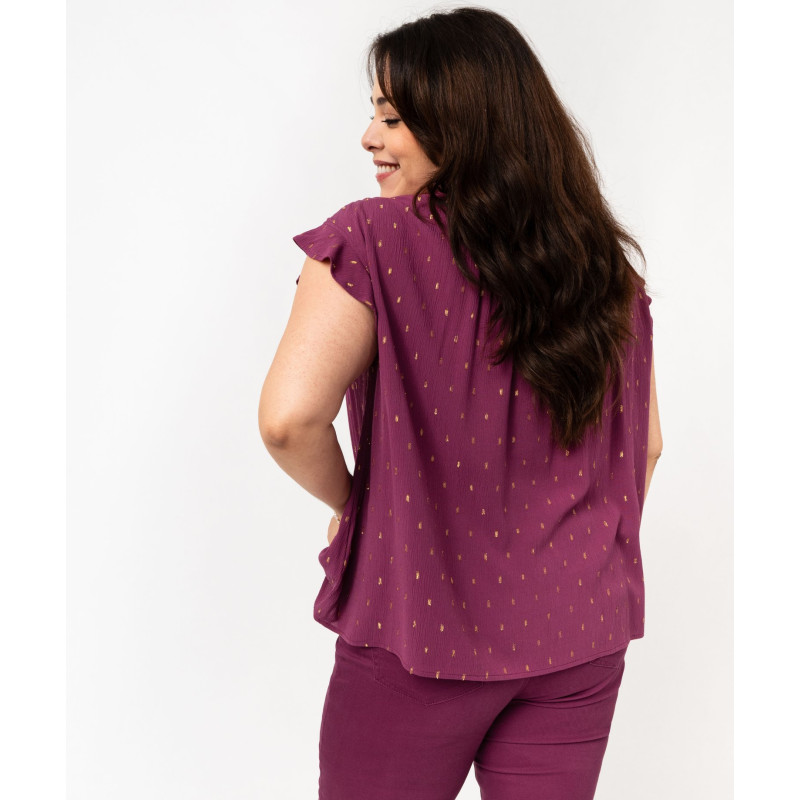 BLOUSE VIOLET Viscose