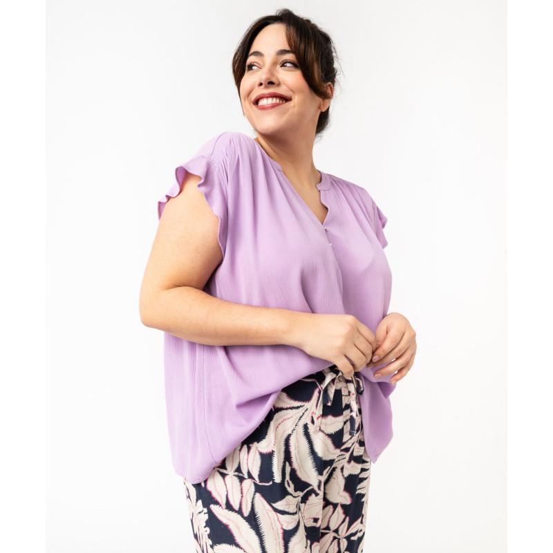 BLOUSE LILAS Viscose