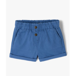 SHORT BLEU Coton Coton