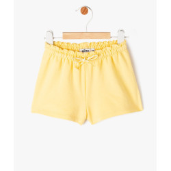 SHORT JAUNE Coton