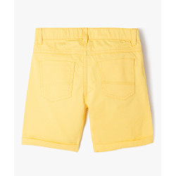 BERMUDA JAUNE SOLEIL Coton