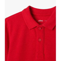 POLO ROUGE VERMILLON Coton