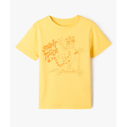 TEE-SHIRT JAUNE Coton