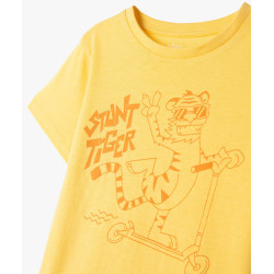 TEE-SHIRT JAUNE Coton