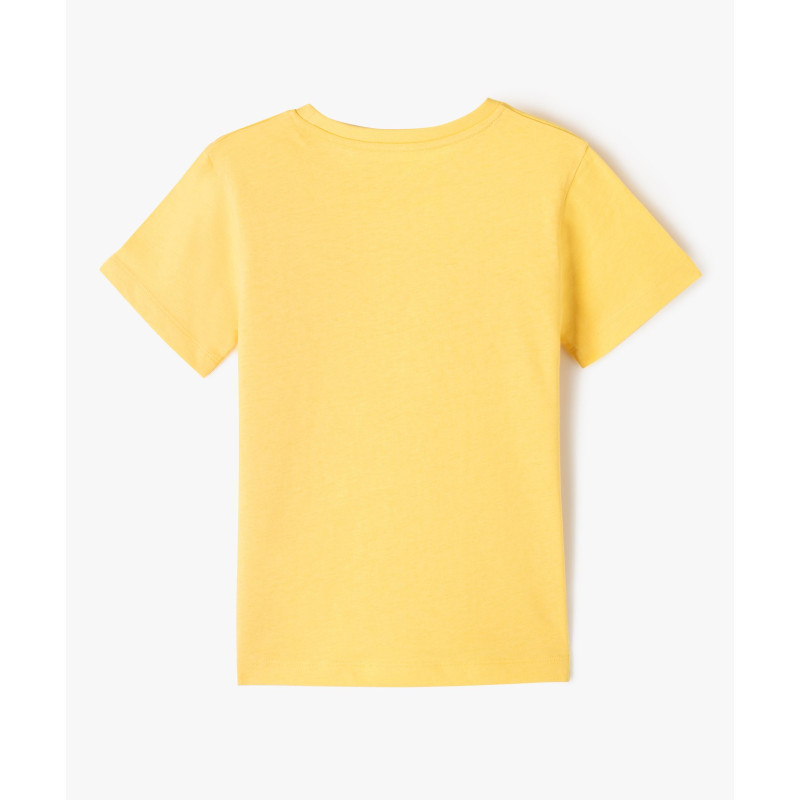 TEE-SHIRT JAUNE Coton