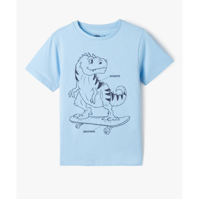 TEE-SHIRT BLEU Coton