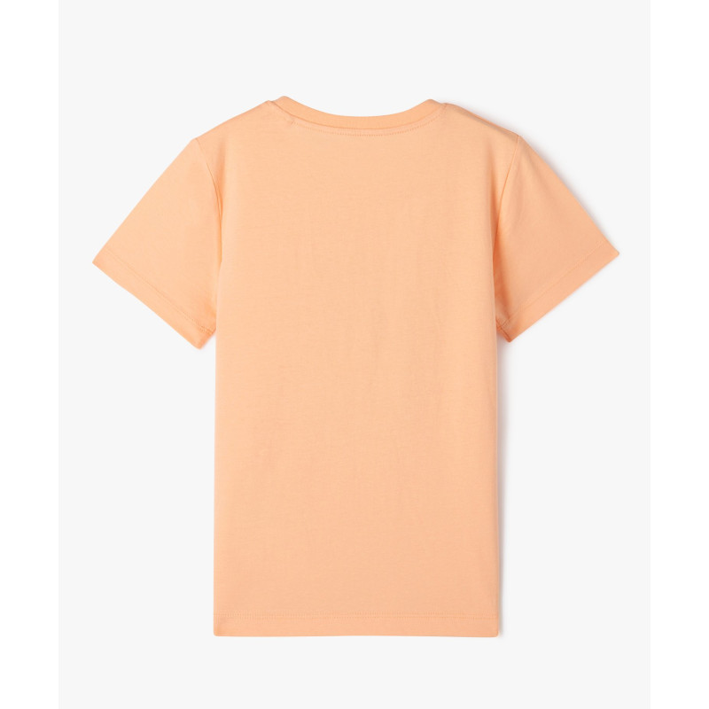 TEE-SHIRT ORANGE Coton