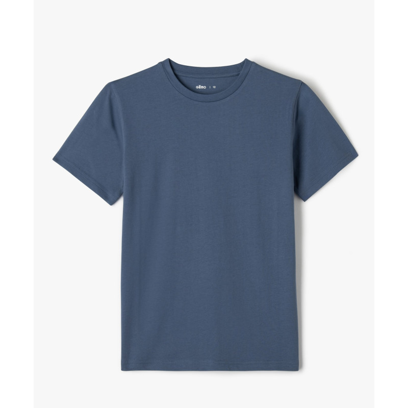 TEE-SHIRT BLEU OCEAN Coton