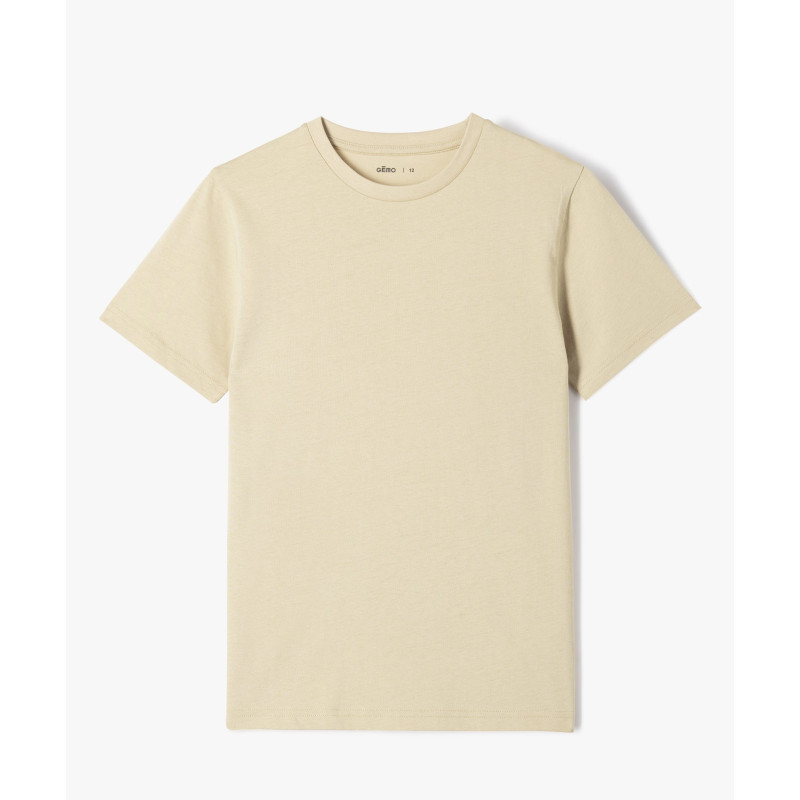 TEE-SHIRT BEIGE Coton