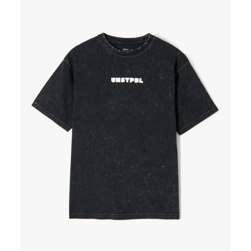 TEE-SHIRT BLACK Coton